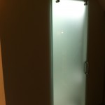 All Glass Frosted Sliding Door